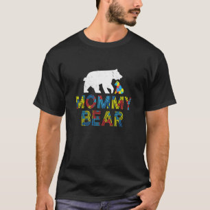 Mama Bär Autismus-Bewusstsein Stolz Autismus T-Shirt