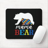 Mama Bär Autismuserkennung Puzzle Mutter Geschenk  Mousepad (Mit Mouse)