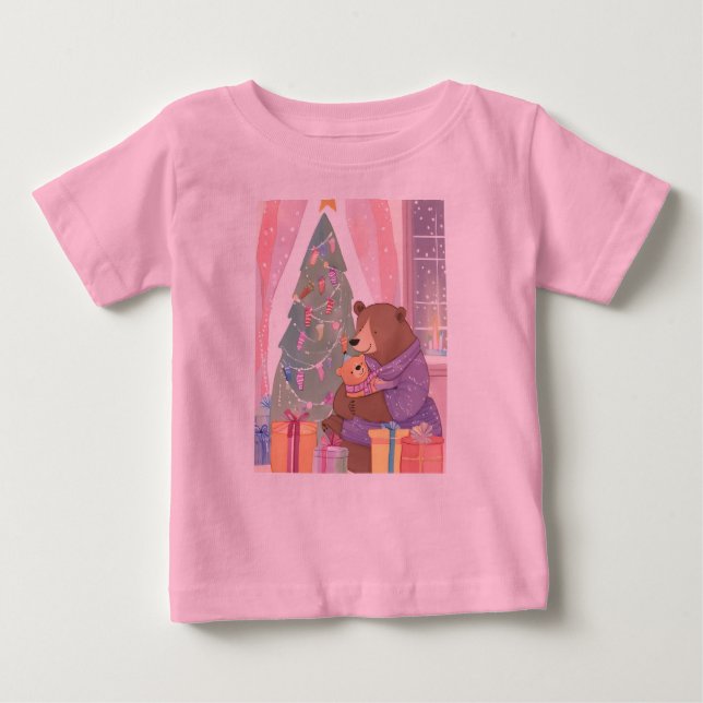 Mama-Bär Baby T-shirt (Vorderseite)