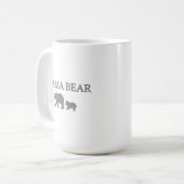 "Mama Bär" Bär und Jungtier Kaffeetasse (Vorderseite Links)
