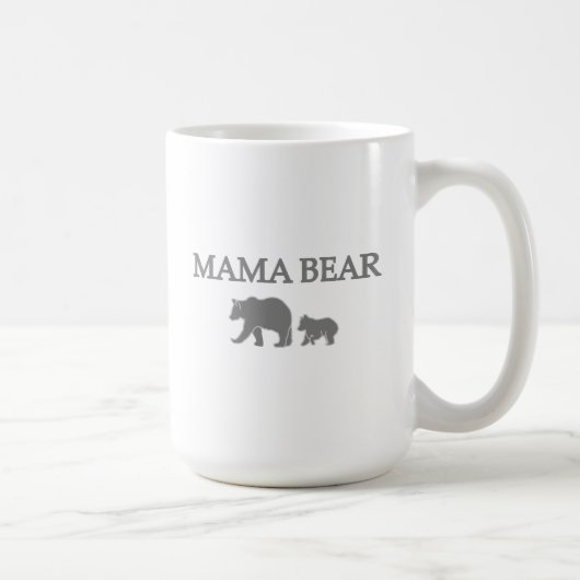 "Mama Bär" Bär und Jungtier Kaffeetasse (Rechts)