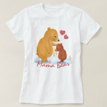 Mama Bär - Bärenbär Mama und Baby-T - Shirt