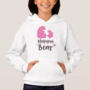 Mama Bär, Bärenkuppe, Niedlicher Bär, kleiner Bär, Hoodie