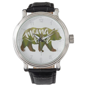 Mama-Bär - Farbe auswählen Armbanduhr