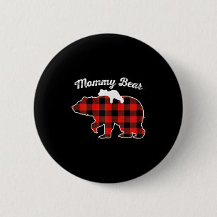 Mama Bär Flanell Rot Kariert Pyjama Familie Passen Button