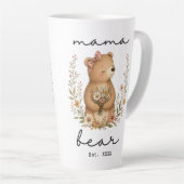 Mama Bär für Mama Muttertag Geburtstag Milchtasse (Rechte Ecke)