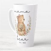 Mama Bär für Mama Muttertag Geburtstag Milchtasse (Linke Ecke)