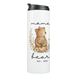 Mama Bär für Mutter Muttertag Geburtstag Thermosbecher