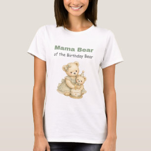 Mama-Bär-Geburtstagsshirt T-Shirt