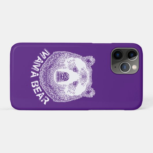 Mama-Bär, Handgezeichnete Illustration Case-Mate iPhone Hülle (Rückseite (Horizontal))