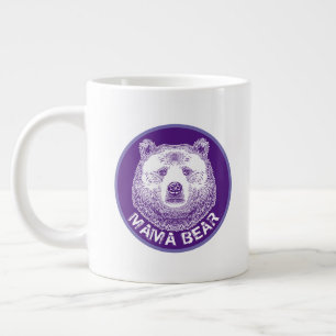 Mama-Bär, Handgezeichnete Illustration Jumbo-Tasse