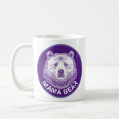 Mama-Bär, Handgezeichnete Illustration Kaffeetasse (Links)