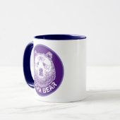 Mama-Bär, Handgezeichnete Illustration Tasse (Vorderseite Links)