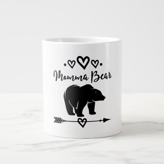 Mama Bär Jumbo-Tasse (Vorderseite)