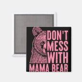Mama Bär Mama Bären Mütter Day Wo Magnet (Vorderseite/Rückseite)