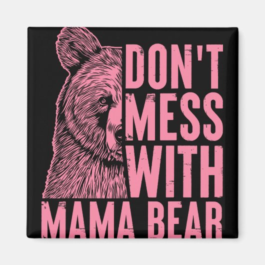 Mama Bär Mama Bären Mütter Day Wo Magnet (Vorne)