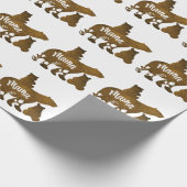 Mama-Bär mit 2 Cubs Mama von zwei Geschenkpapier (Ecke)
