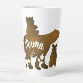 Mama-Bär mit 2 Cubs Mama von zwei Milchtasse (Vorderseite)