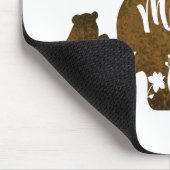 Mama-Bär mit 4 Cubs Mama 4 Kindergeschenk Mousepad (Ecke)