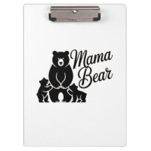 Mama Bär mit Jungen Süße Bärenfamilie