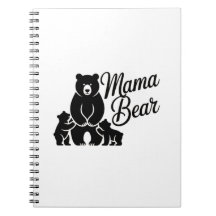 Mama Bär mit Jungen Süße Bärenfamilie