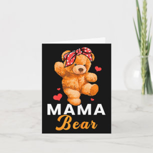 Mama Bär Muttertag süßer Teddy Mom Mama Mami  Karte