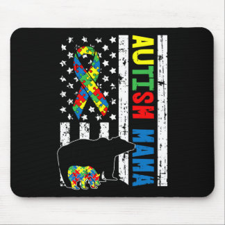 Mama Bär passende Familien-Autismus-Bewusstseins-G Mousepad