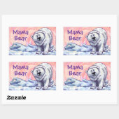 Mama Bar Polar Bear Stickers (Blatt)