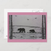 Mama Bär Postkarte (Vorne/Hinten)