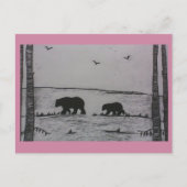 Mama Bär Postkarte (Vorderseite)