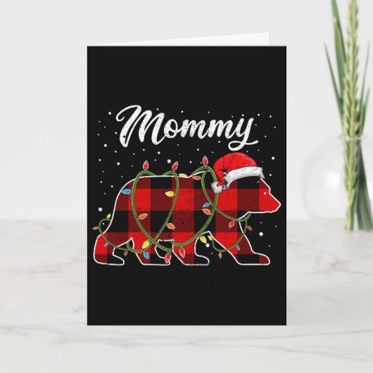 Mama Bär Shirt Karte (Vorderseite)