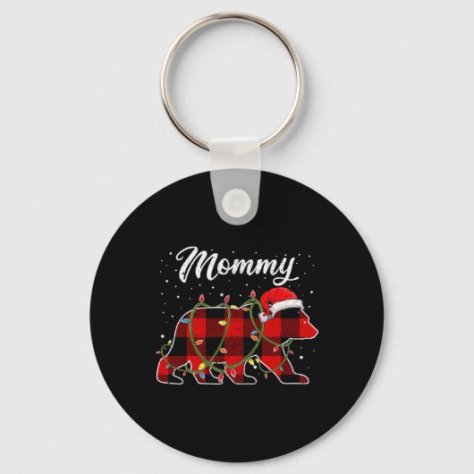 Mama-Bär-Shirt Schlüsselanhänger (Vorderseite)