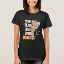 Mama-Bär-Shirt Süßes Grafikdesign