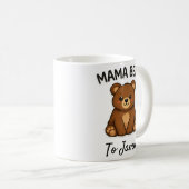 Mama Bär und Babybär Kaffeetasse (VorderseiteRechts)