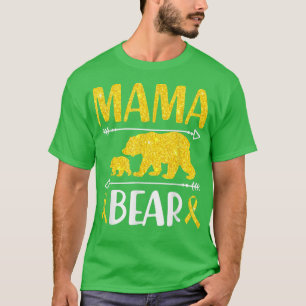 Mama Bären Krebs Bewusstsein Mama eines Krieges T-Shirt