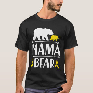 Mama Bären Krebs Bewusstsein Mama eines Krieges T-Shirt