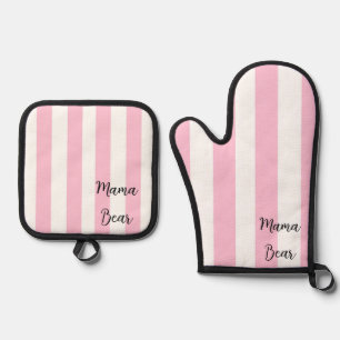 Mama-Bären-Ofen-Mitt perfekt für Mama Ofenhandschuh & Topflappen-Set