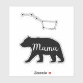 Mama Bären Sticker. Aufkleber (Blatt)