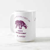 MaMa Bären Tasse mit Namen - Glückliches Muttertag (Vorderseite Links)