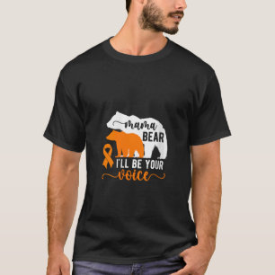 Mama-Bärenleukämie Mama eines Leukämie-Warrios T-Shirt