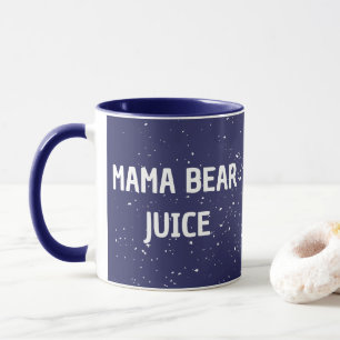 Mama Bärensaft Weißer Punkt Niedlicher Weißer Text Tasse