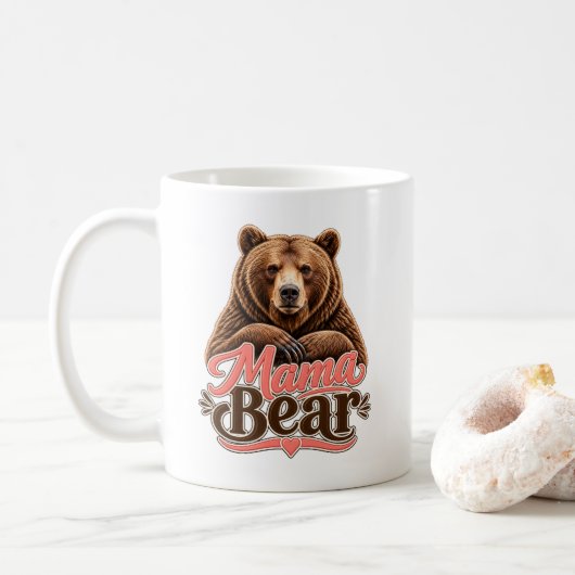 Mama Bärin Kaffeetasse (Mit Donut)