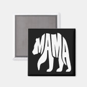 Mama Bärin Magnet (Vorderseite/Rückseite)