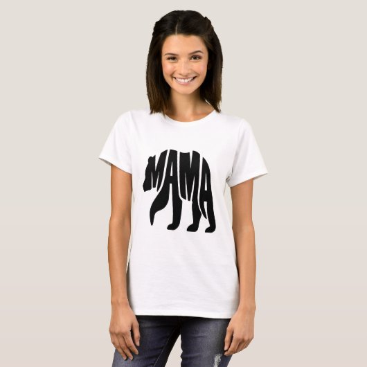 Mama Bärin T-Shirt (Vorne ganz)