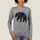 Mama Bärin Tri-Blend Shirt (Vorderseite)