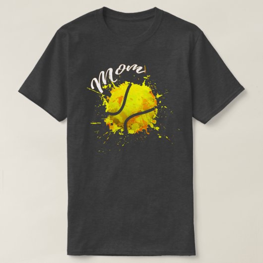 Mama Baseball farblich T-Shirt (Design vorne)