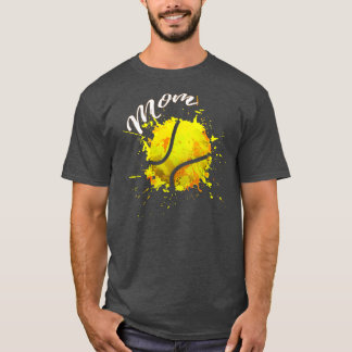 Mama Baseball farblich T-Shirt