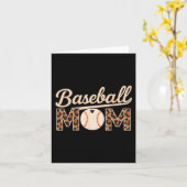 Mama Baseball Karte (Gelbe Blume)