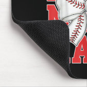 Mama Baseball Mama Coquett Mousepad (Ecke)