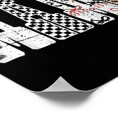 Mama Baseball-Saison Happy Game Day Trendig Lustig Poster (Ecke)